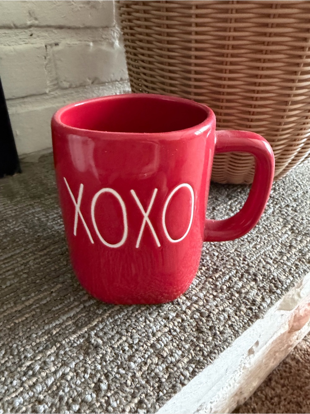 Rae Dunn Red XOXO Ceramic Mug